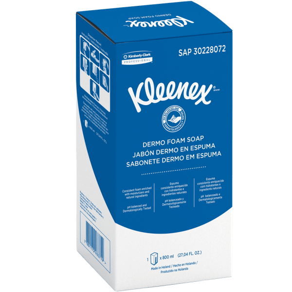 Jabón Espuma Kleenex, sachet x 800 ml