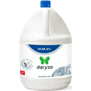 Galón de lejía Daryza al 5%.