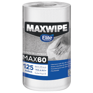 paños de limpieza Elite MaxWipe Max60 blanco 125 hojas